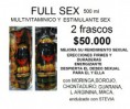 potenciador sexual FULL SEX 500 ML
